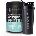 Bovine Collagen Peptides Powder | 700g | + 600ml Shaker Black