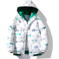 Men's Clothing New winter cotton jacket for men, thick and warm, unisex style, hooded trendy outerwear
