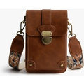 Women's Small Vintage Crossbody Cell Phone Pouch