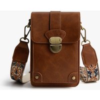 Women's Small Vintage Crossbody Cell Phone Pouch