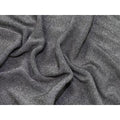Lurex Rib Stretch Knit Fabric Silver