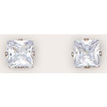 Valeane Silver Crystal Studs