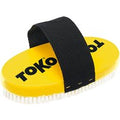 TOKO Base Brush oval Nylon with strap gelb