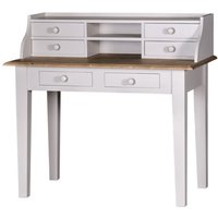 Casa Padrino Landhausstil Schreibtisch mit 6 Schubladen 109 x 60 x H. 102 cm - Luxus QualitÃ¤t