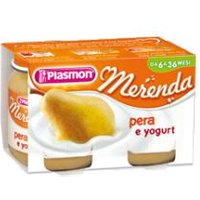 Plasmon omogeneizzato yogurt pera 120 g x 2 pezzi