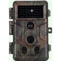 Caméra et Moniteurs de Chasse 64MP 1296P avec Son et Vision Nocturne,Détecteur de Mouvement No Glow 940nm Infrarouge IP66 Étanche|A323 Vert foncé