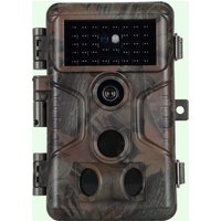 Caméra et Moniteurs de Chasse 64MP 1296P avec Son et Vision Nocturne,Détecteur de Mouvement No Glow 940nm Infrarouge IP66 Étanche|A323 Vert foncé