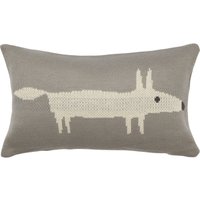 Scion Bedding, Mr Fox Cushion, Silver