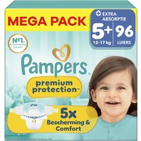 Pampers - Premium Protection - Maat 5+ - Mega Pack - 96 luiers - 12/17KG
