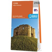 Ordnance Survey OS Map of York: Explorer 290