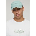 Gorra Con Firma Man Deshilachada, Verde