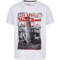T-Shirts To The Waves Motif Cotton Jersey T-Shirt in Bright White - South Shore / S - Tokyo Laundry