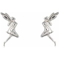 Silver Fairy Stud Earrings