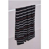 Meet MILK Nova Stripe Tencel Modal Cotton Jersey Stretch Knit Fabric Black