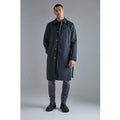 Gabardina Clásica Con Cinturón, Negro