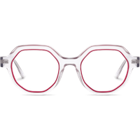 Eliseo Clear Geometric Eyeglasses | EYDOLOGY