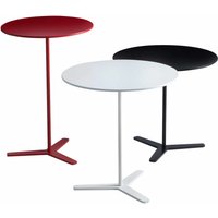 Tre Beistelltisch, Durchmesser 39 cm, Höhe 57 cm, Tischplatte/-fuss rot mdf/rot