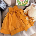 Girls' Dress Summer Dress 2025 New Style Little Girls' Elegant Princess Dress Children's Women's Treasure Mesh A-line