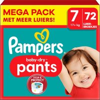 Pampers - Baby Dry Pants - Maat 7 - Mega Pack - 72 stuks - 17+KG