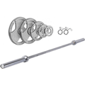 Ironman 100kg Olympic Tri-grip Weight Set with 72" Olympic Weight Bar