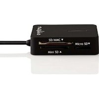 Nedis CRDRU2300BK lector de tarjeta Interno Negro USB 2.0