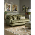 Vollen Three Seater Sofa - Burnt Orange Velvet