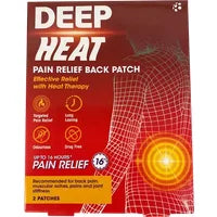 Deep Heat Patch For Back Pain 2 pack