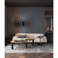 135x51,2 cm VT - PB40 (B15 Grafitowa czerń) LAMEL - Panel dekor 3D beton architektoniczny