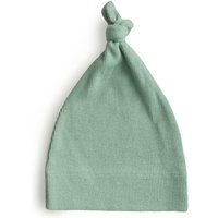 Mushie Ribbed Beanie - Roman Green Uit Biokatoen