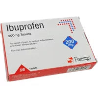 Ibuprofen 200mg Tablets - 16 Tablets