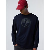 North Sails - T-shirt con maxi stampaNorth SailsNavy blueXL