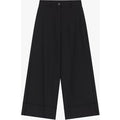 Pantalon palazzo à revers