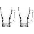 4-Piece Lucente Alpina Crystalline Glass Cup Set - 250ml, Dishwasher-Safe, Contemporary Tableware | Wowcher