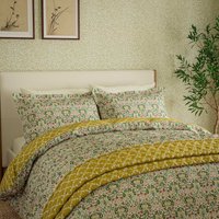 Morris & Co Little Chintz Single Duvet Cover SET, Green