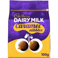 Dairy Milk Caramel Nibbles Chocolate Bag 100g