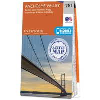 Ordnance Survey OS Map of Ancholme Valley: Explorer 281