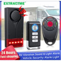 Extractme RV Alarm 108dB Car Vibration Sound & Light Alarm System With Wireless Remote Control Vehicle Security Anti-Thef Alarm