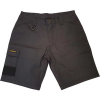 Stanley Mens Tucson Rip Stop Cargo Work Shorts Grey / Black 34"
