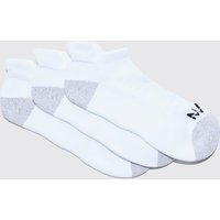Pack De 3 Pares De Calcetines Man Active Acolchados, Blanco