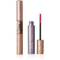 Combo Soul: Sombra Duo Dourada + Máscara para Cílios Turbo 7.0 Ultra Resistente