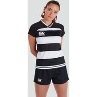 Womens Vapodri Evader Hooped Jersey Black