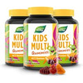 Kids Multi Gummies I Multivitamin für Kinder ab 4 Jahren I 14 Nährstoffe I Orangen-, Trauben-, Kirsch-Geschmack I 60 Stk