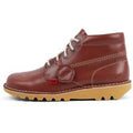 Adult Unisex Kick Hi Leather Dark Tan - Size: 6.5