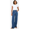 Vaqueros Tall Básicos De Tiro Alto Y Pernera Ancha, Azul