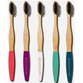 5-Pack Bamboo Toothbrushes