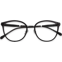 Melissa Crystal Grey Round Eyeglasses | EYDOLOGY
