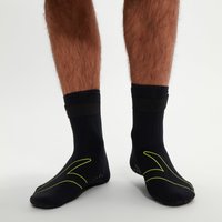 Chaussettes de natation pour adultes Noir/Jaune