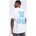Camiseta Regular Con Estampado Gráfico De Osito, Blanco