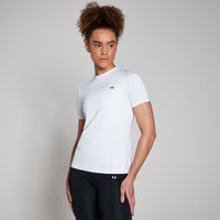 Damski T-shirt z krótkim rękawem z kolekcji Training MP – biały - XXS