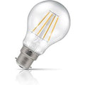 Crompton GLS LED Light Bulb B22 7W (60W Eqv) Dimmable Warm White Clear Filament Bayonet